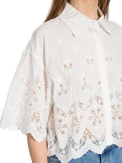 BY MALINA BLOUSE BIBI SHORT WHITE