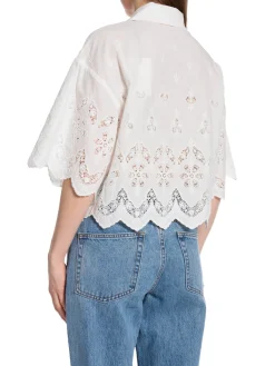 BY MALINA BLOUSE BIBI SHORT WHITE