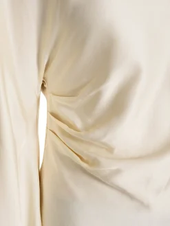 BY MALINA BLOUSE MACKENZIE WIDE SLEEVE DRAPED VANILLA