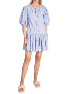 BY MALINA DRESS ALLEGRA AZURE