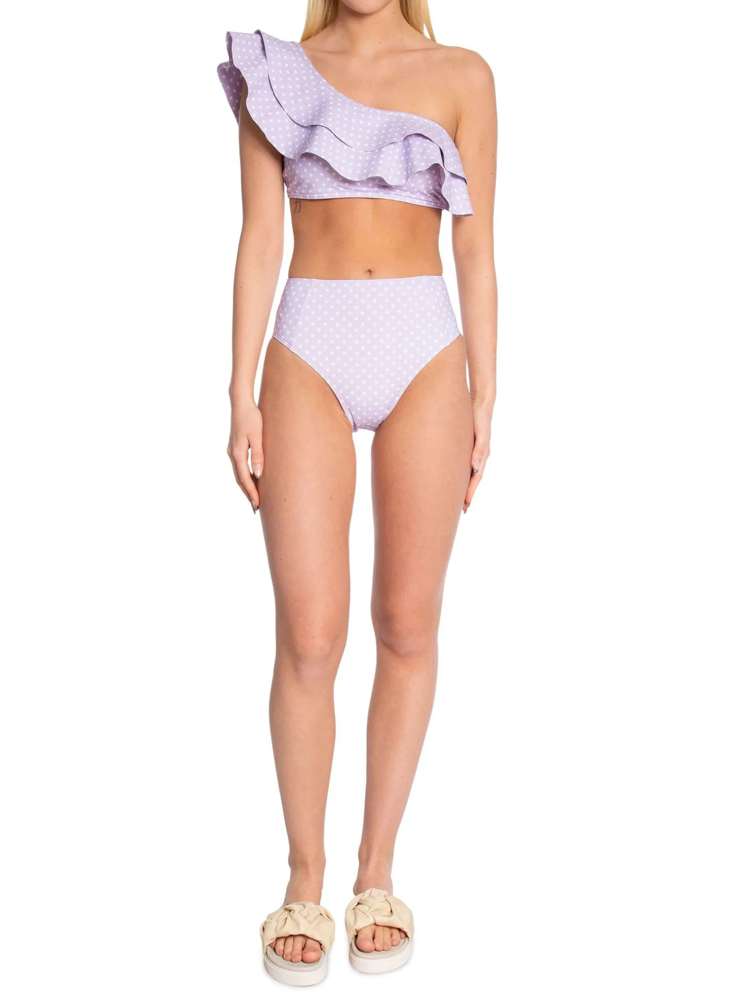 BY MALINA BIKINI BRIEFS POLKADOT LAVENDER