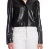CALVIN KLEIN JACKET RE-GEN LEATHER BLACK