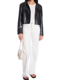 CALVIN KLEIN JACKET RE-GEN LEATHER BLACK