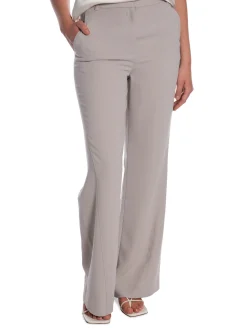 CALVIN KLEIN PANTS STRUCTURE TWILL WIDE LEG PANT SAND PEBBLE