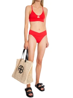 CASALL BIKINI PANTY HIGH WAIST WRAP SUMMER RED
