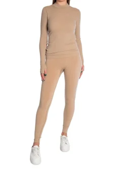 CASALL PANTS WOOL RIB LIGHT SAND