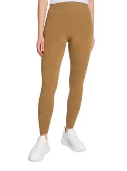 CASALL TIGHTS SEAMLESS BLOCKED FUSE GREEN