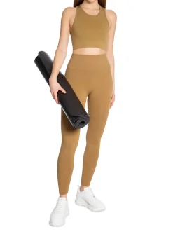 CASALL TIGHTS SEAMLESS BLOCKED FUSE GREEN