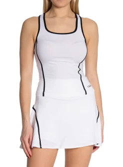 CASALL TOP TANK SQUARE NECK COURT WHITE