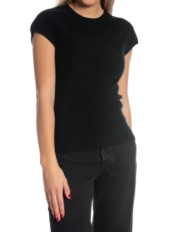 CLAVIN KLEIN TOP BEH SOFT WOOL SLIM BLACK