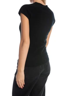 CLAVIN KLEIN TOP BEH SOFT WOOL SLIM BLACK