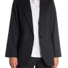 CO'COUTURE BLAZER IDA PIN SINGLE OVERSIZE DARK GREY