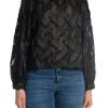 CO'COUTURE BLOUSE SYLVIE STRUCTURE BLACK