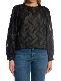 CO'COUTURE BLOUSE SYLVIE STRUCTURE BLACK