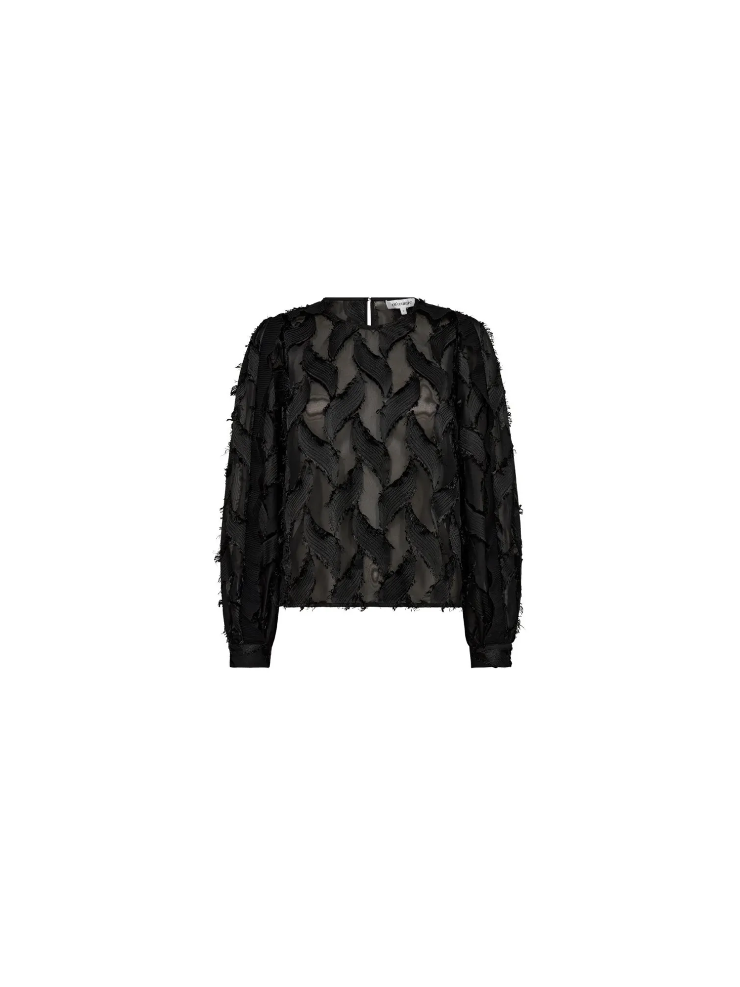 CO'COUTURE BLOUSE SYLVIE STRUCTURE BLACK