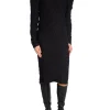 CO´COUTURE DRESS DALIA DRAPE BLACK