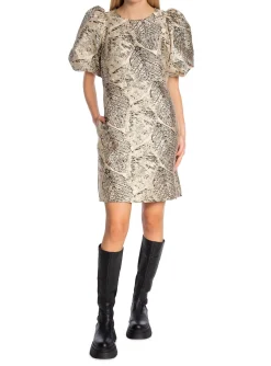 CO´COUTURE DRESS GINA JACQUARD BONE