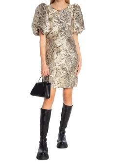 CO´COUTURE DRESS GINA JACQUARD BONE