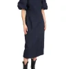 CO´COUTURE DRESS JENNACC PUFF NAVY