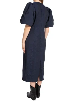 CO´COUTURE DRESS JENNACC PUFF NAVY