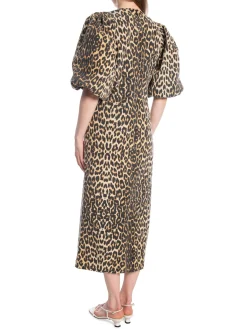 CO´COUTURE DRESS LEO PUFF KHAKI