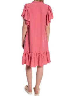 CO´COUTURE DRESS TORA FRILL BLUSH