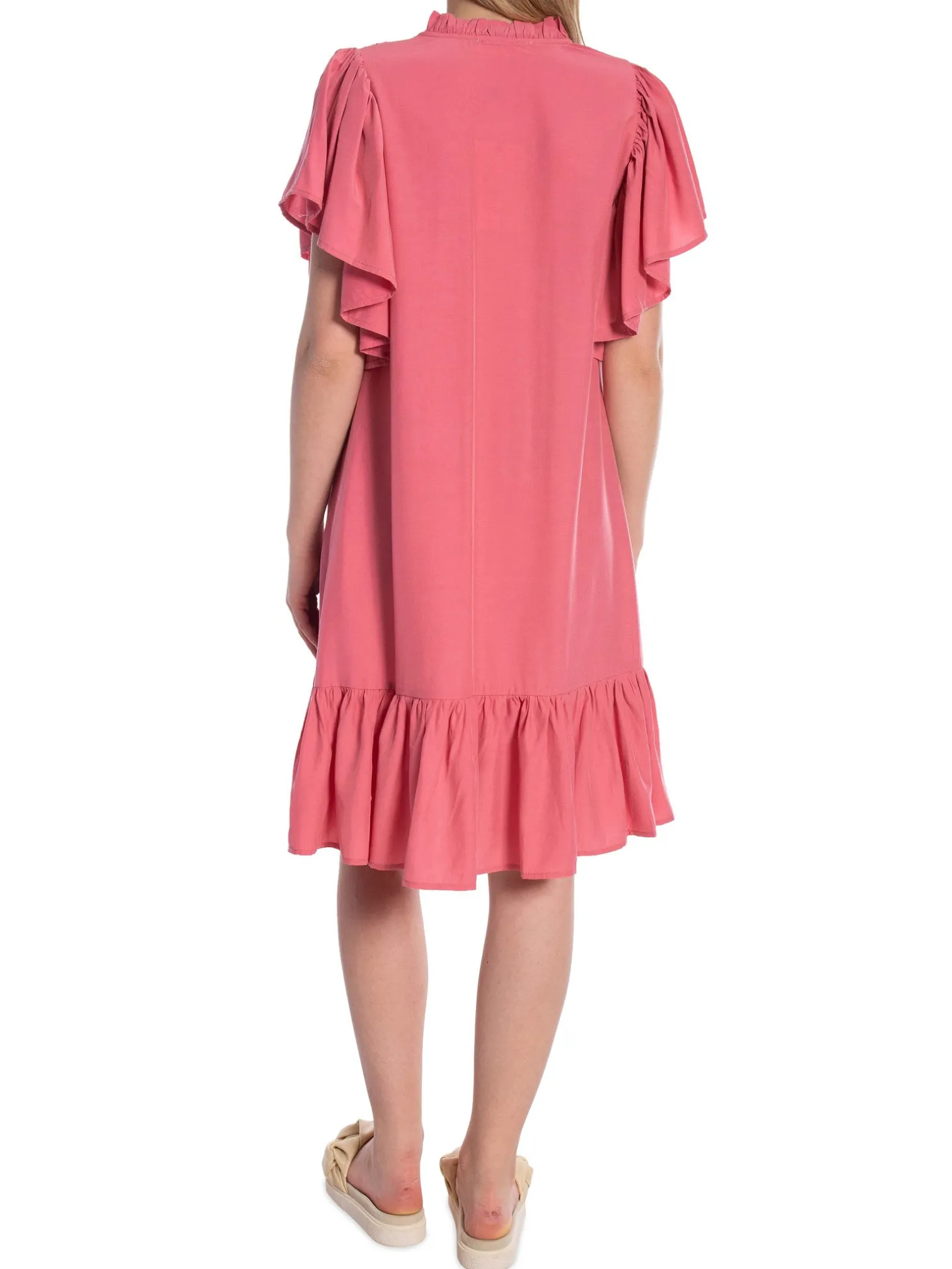 CO´COUTURE DRESS TORA FRILL BLUSH