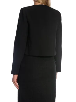 CO'COUTURE JACKET VOLA CROP COCKTAIL BLACK