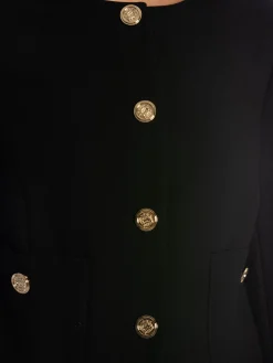 CO'COUTURE JACKET VOLA CROP COCKTAIL BLACK