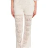 CO'COUTURE PANTS LARACC CROCHET OFF WHITE