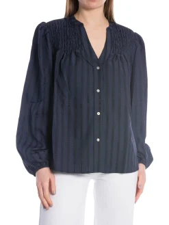 CO'COUTURE SHIRT LULUCC SMOCK NAVY