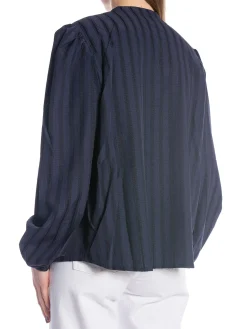 CO'COUTURE SHIRT LULUCC SMOCK NAVY