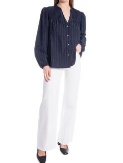 CO'COUTURE SHIRT LULUCC SMOCK NAVY