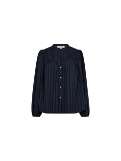 CO'COUTURE SHIRT LULUCC SMOCK NAVY