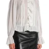 CO'COUTURE SHIRT MELINA FRILL WHITE