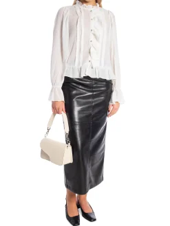 CO'COUTURE SHIRT MELINA FRILL WHITE