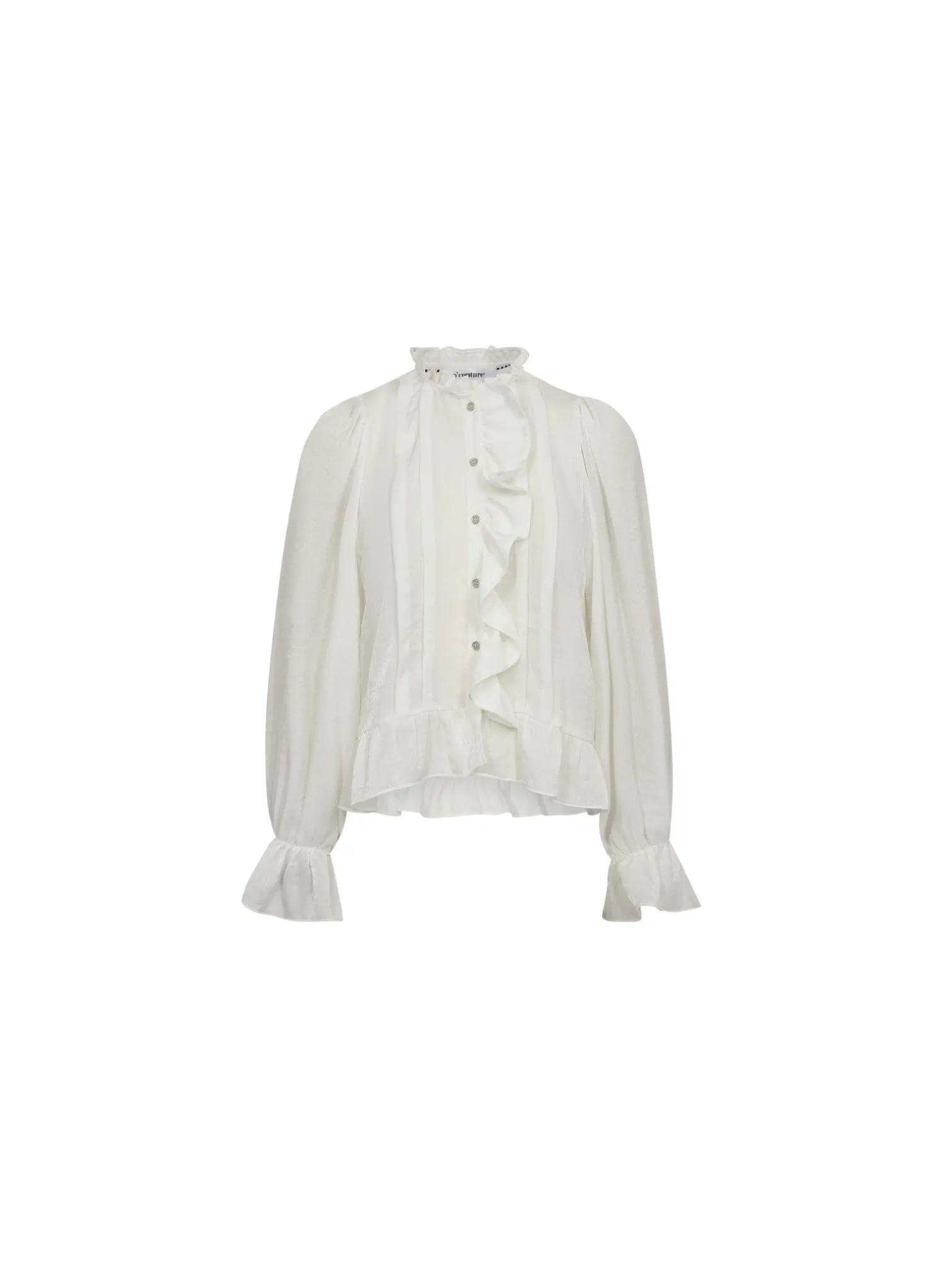 CO'COUTURE SHIRT MELINA FRILL WHITE