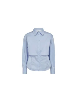 CO'COUTURE SHIRT SANDYCC DOUBLE LAYER PALE BLUE