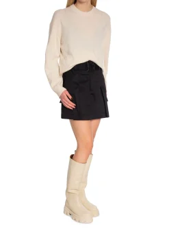 CO´COUTURE SKIRT MARSHALL CROP BALCK