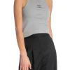 CO´COUTURE TANK TOP SAHARA EMBROIDERY LIGHT GREY