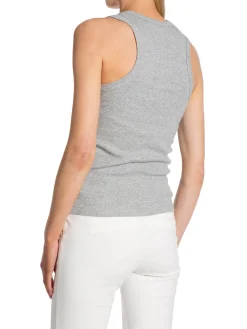 CO´COUTURE TOP SAHARA RIB GREY MELANGE
