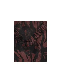 COPENHAGEN MUSE BLOUSE FRILL BLACK