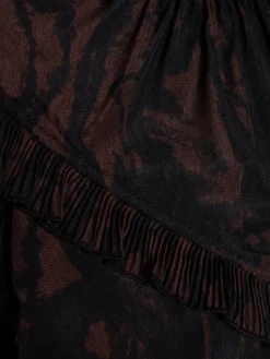 COPENHAGEN MUSE BLOUSE FRILL BLACK