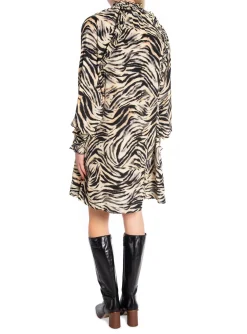 COPENHAGEN MUSE DRESS FRILL BLACK W. ROCK FRIDGE