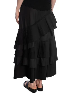 COPENHAGEN MUSE SKIRT PLEAT SKIRT BLACK