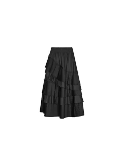 COPENHAGEN MUSE SKIRT PLEAT SKIRT BLACK