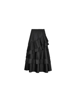 COPENHAGEN MUSE SKIRT PLEAT SKIRT BLACK