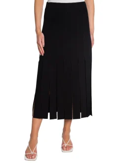 COPENHAGEN SKIRT TAILOR FRINGED BLACK