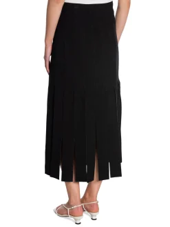 COPENHAGEN SKIRT TAILOR FRINGED BLACK