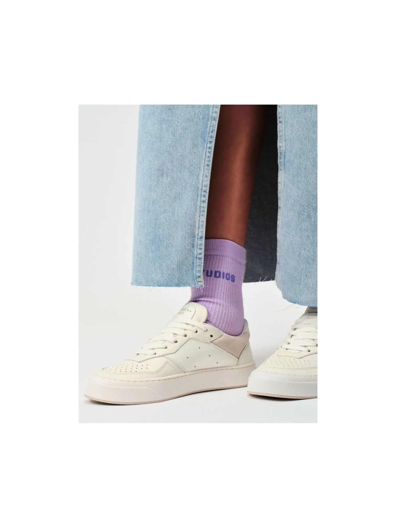 COPENHAGEN STUDIOS SNEAKERS CPH427 LEATHER MIX MILK